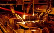 کاهش ۹۰ درصدی تولید فولاد میانی