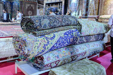 سی‌امین نمایشگاه بین‌المللی فرش دستباف تهران از لنز کارآفرین نیوز